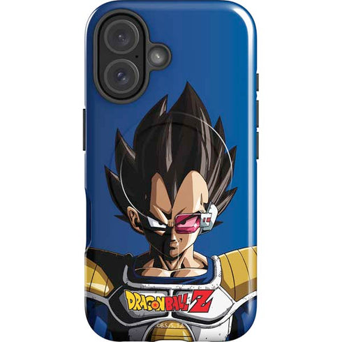 Dragon Ball Z Vegeta Portrait iPhone 16 Magsafe Impact Case